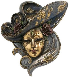Vægpynt venetiansk maske